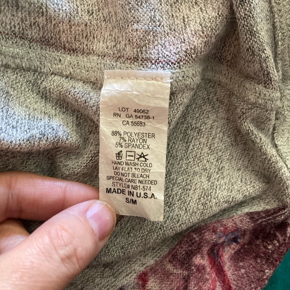 Nally and Millie multicolored pullover size S/M - Picture 4 of 4